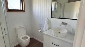 Towels, soap, toilet paper