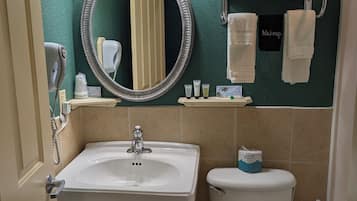 Free toiletries, hair dryer, towels, soap
