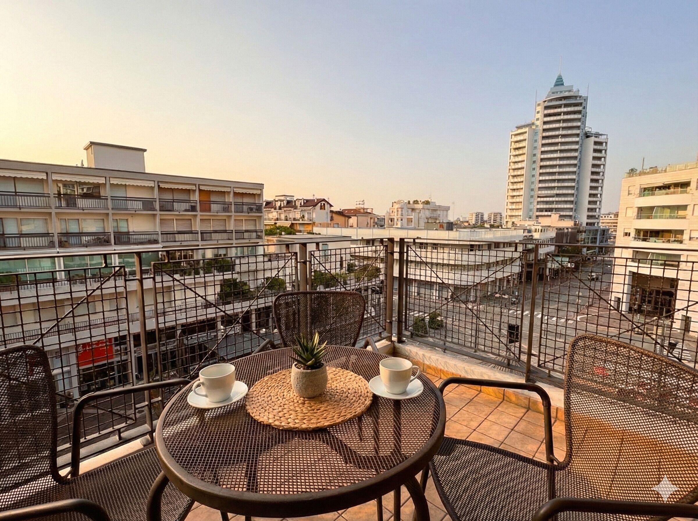 Leilighet – deluxe, byutsikt | Terrasse/patio