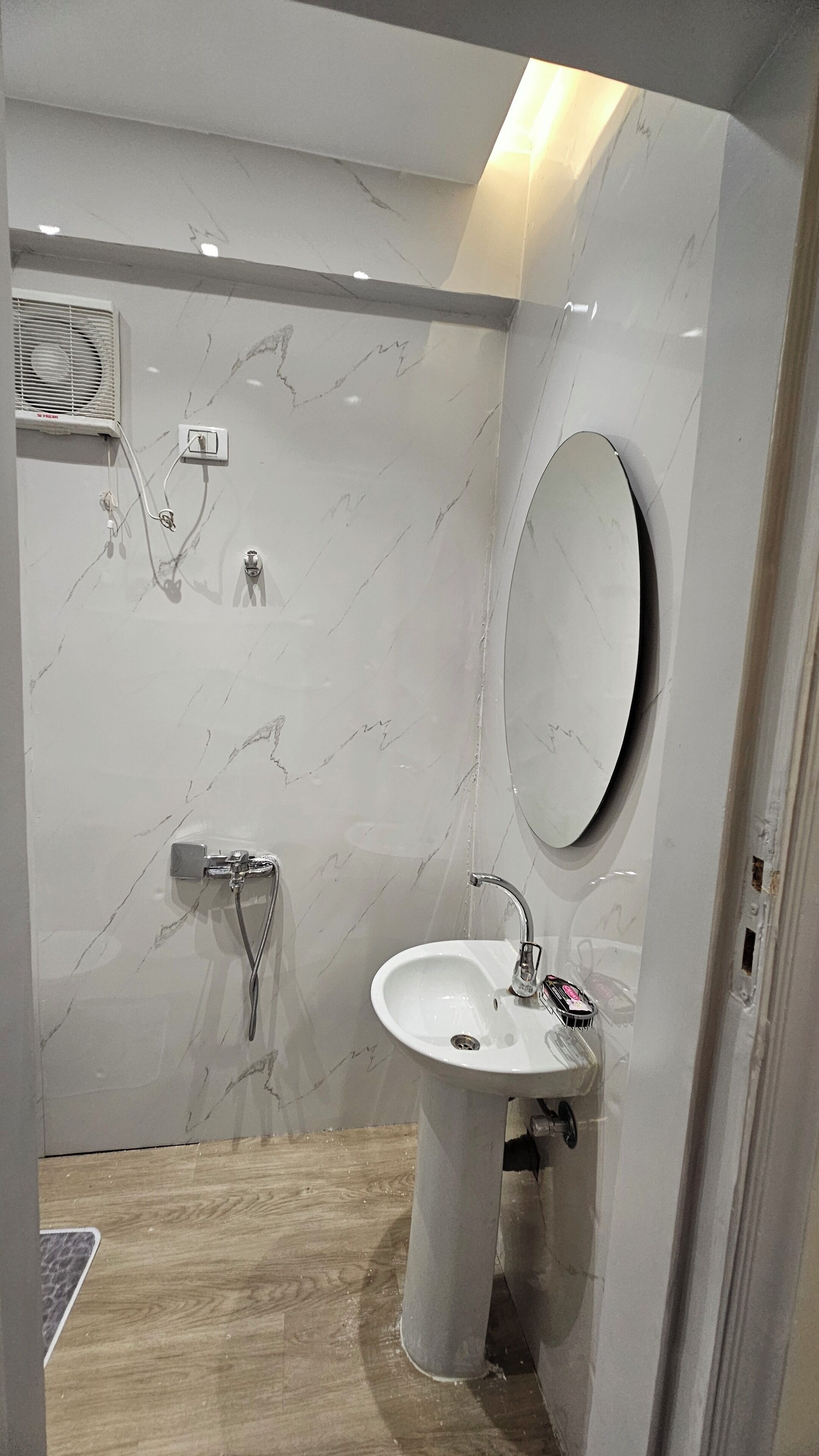 Soap, toilet paper