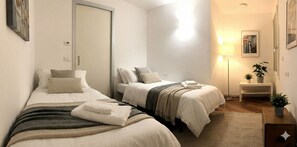 Apartamento luxo | Escrivaninha, quartos à prova de som, ferros/tábuas de passar roupa