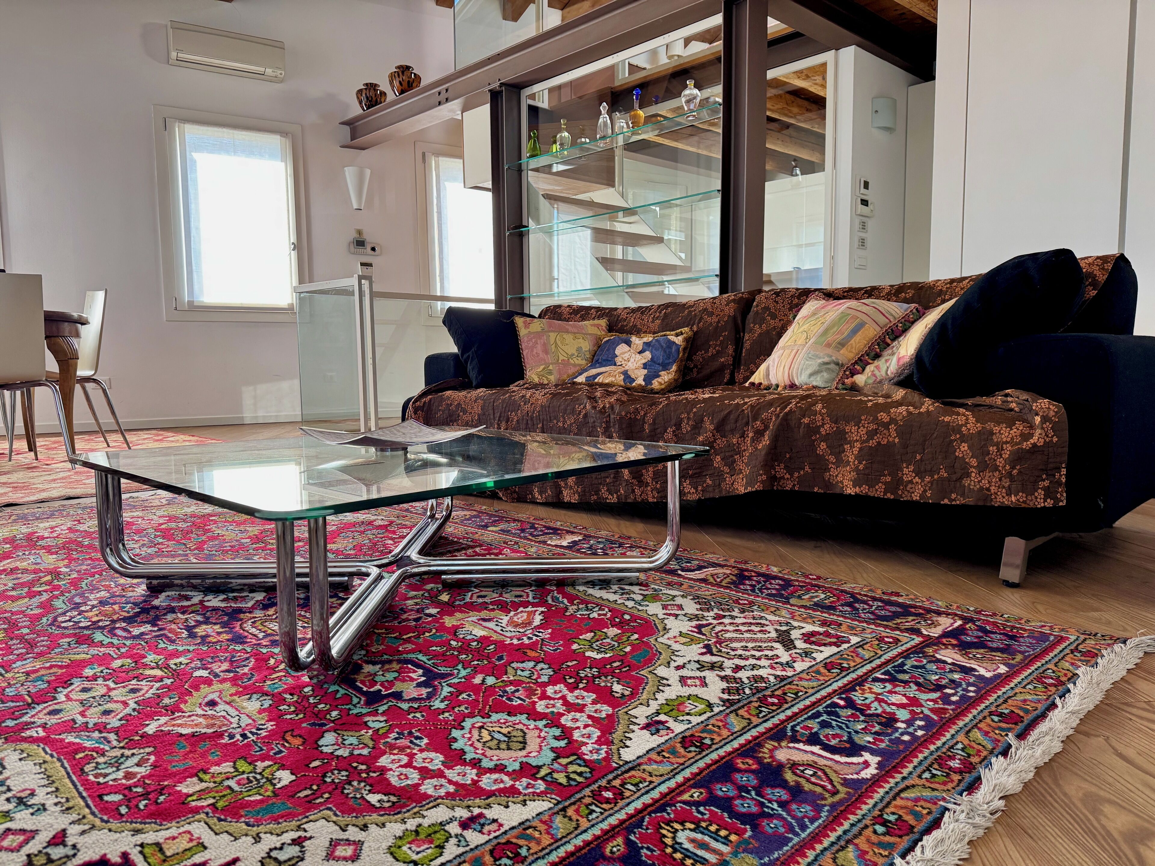 Deluxe Apartment | Living area | 40-inch LCD TV with cable channels