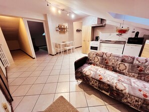 Living area - LOUES House (Asti)