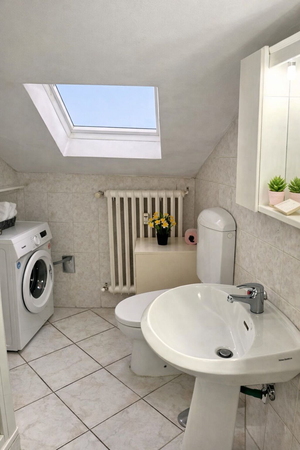 Dusche, Haartrockner, Bidet, Handtücher
