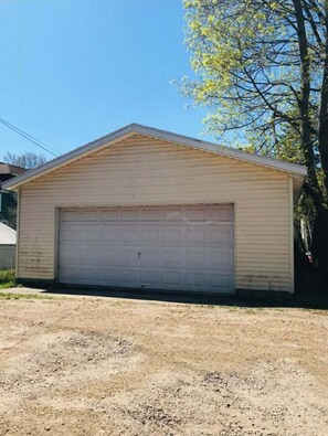 Property grounds - A warm, inviting home tucked into one of Michigan’s most scenic border towns. (Sault Ste. Marie)