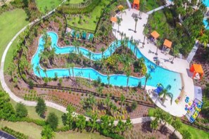 A heated pool - Luxury Solterra Home w/ Theater - Sleeps 14 (Davenport)
