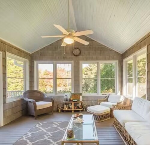 Gorgeous Shelter Island Retreat with Pool and Private Grounds