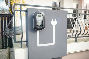 Punto de recarga de coches eléctricos