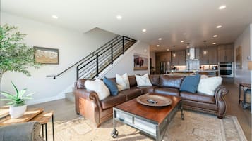 Maison mitoyenne Luxe, vue lac | Coin séjour