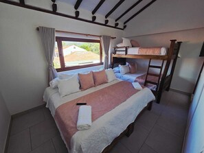 6 slaapkamers, beddengoed