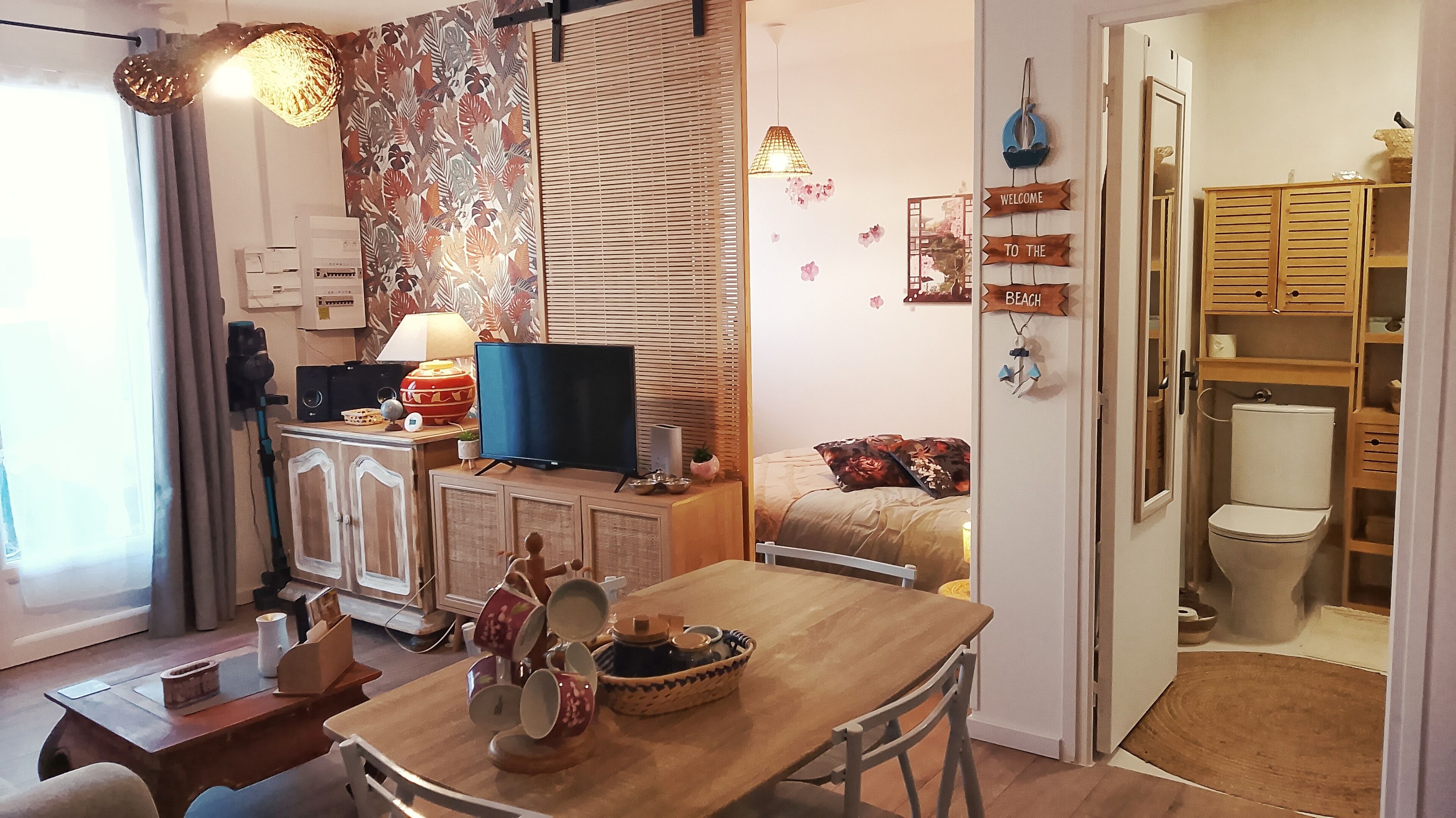 Fer et planche à repasser, Wi-Fi, draps fournis