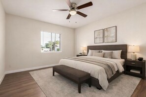 4 bedrooms, internet, bed sheets - Updated North E Phoenix. Sleeps 8, home with pool, near Scottsdale dining (Phoenix)