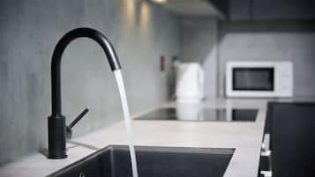 Appartamento Basic | Cucina privata | Frigorifero, forno, piano cottura, lavastoviglie