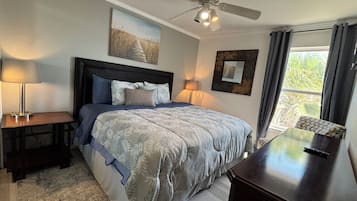 2 bedrooms, iron/ironing board, free WiFi, bed sheets