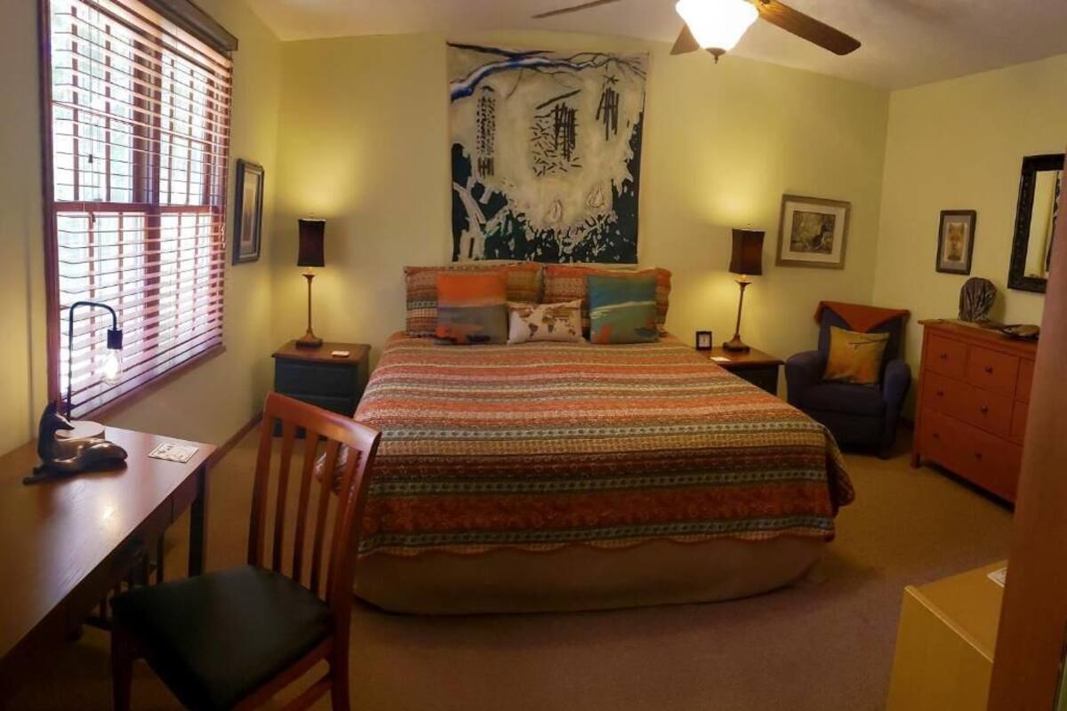 Standard Double Room, 1 King Bed, Mountain View | Hypo-allergenic bedding available, iron/ironing board (on request)