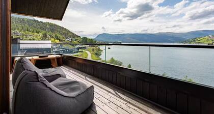 Modern gem by beautiful Hafslovatnet