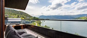 Modern gem by beautiful Hafslovatnet