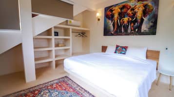 Lejlighed - 1 kingsize-seng med sovesofa - tekøkken - havudsigt | Pengeskab på værelset, mørklægningsgardiner, strygejern/strygebræt