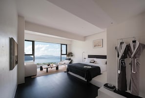 Luxury-Doppelzimmer, Balkon, Seeblick | Ausblick vom Zimmer