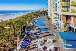 Indoor pool, outdoor pool - Baywatch 1734: Family fun pools & lazy rivers (North Myrtle Beach)