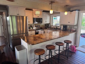 Private kitchen - Beautiful Private Island Home located on Thornton Key in Placida, Fl. (Placida)