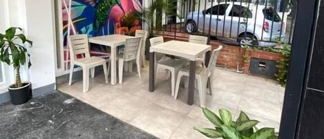 Opções para refeição ao ar livre