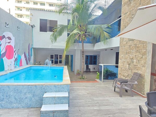 Outdoor pool - HABITACION CASA BELLAMARE 2 (Cartagena)