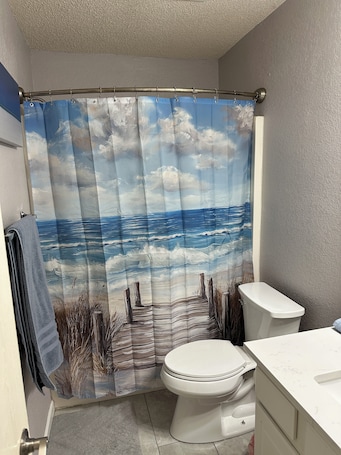 Hair dryer, towels, soap, toilet paper. Lovely 3-bedroom house with AC in peaceful Mansfield