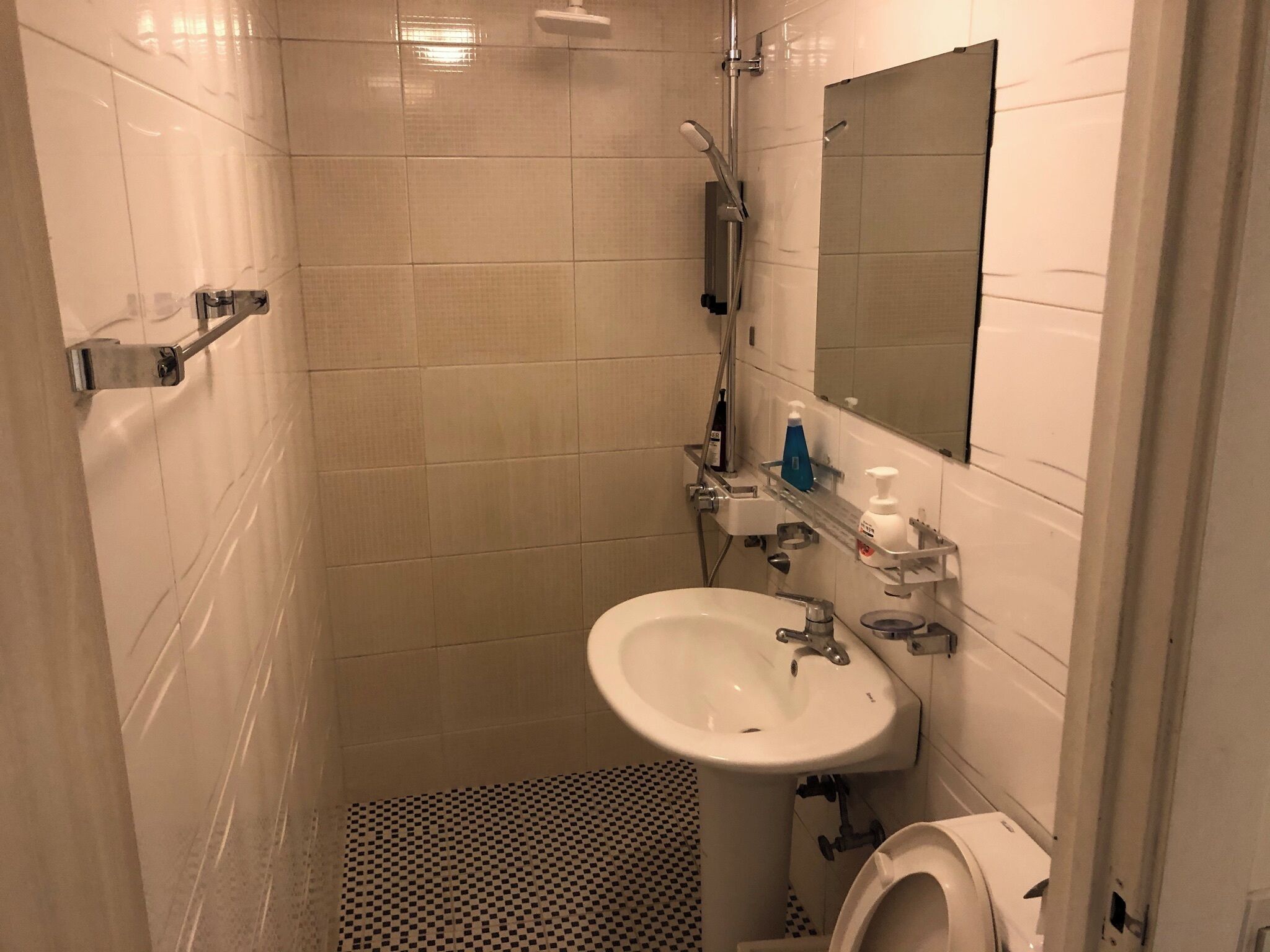 Triple Room | Bathroom | Shower, hair dryer, towels, soap
