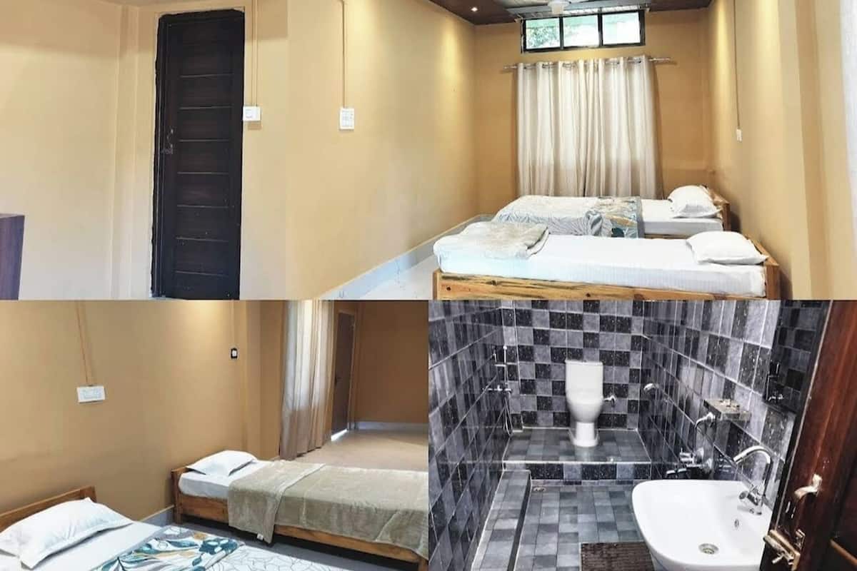 Habitación cuádruple, balcón, vistas a la colina | Wifi gratis
