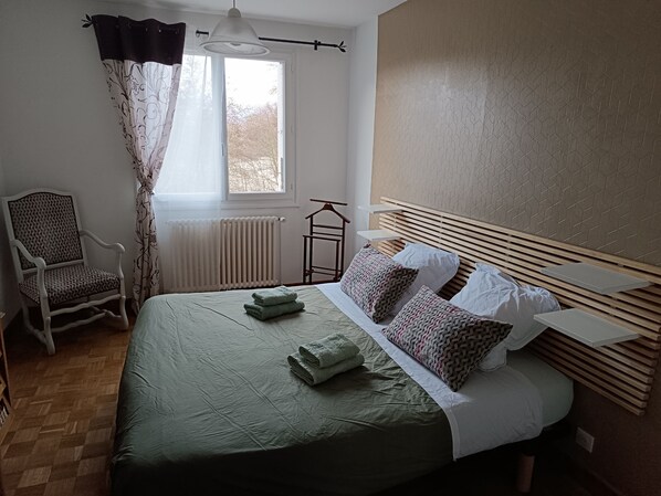 4 chambres, draps fournis