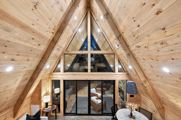 Interior - A-Frame • Hot Tub • Sauna • Geodome • Firepit • Blue Ridge (Morganton)