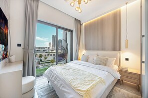 2 bedrooms, iron/ironing board, WiFi, bed sheets - Burj Khalifa & Downtown Skyline View Apartment (Dubai)