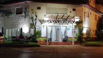 Majoituspaikan julkisivu