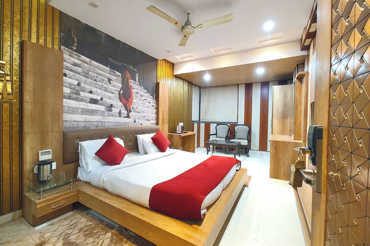 Deluxe dubbelrum - luftkonditionering | Allergitestade sÀngklÀder, skrivbord, ljudisolering och gratis wi-fi