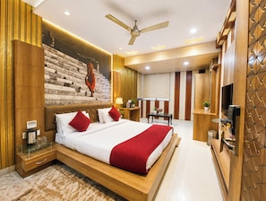 Superior Double Room, Air conditioning | View from room - Hotel Gautam Grand Varanasi (Varanasi)