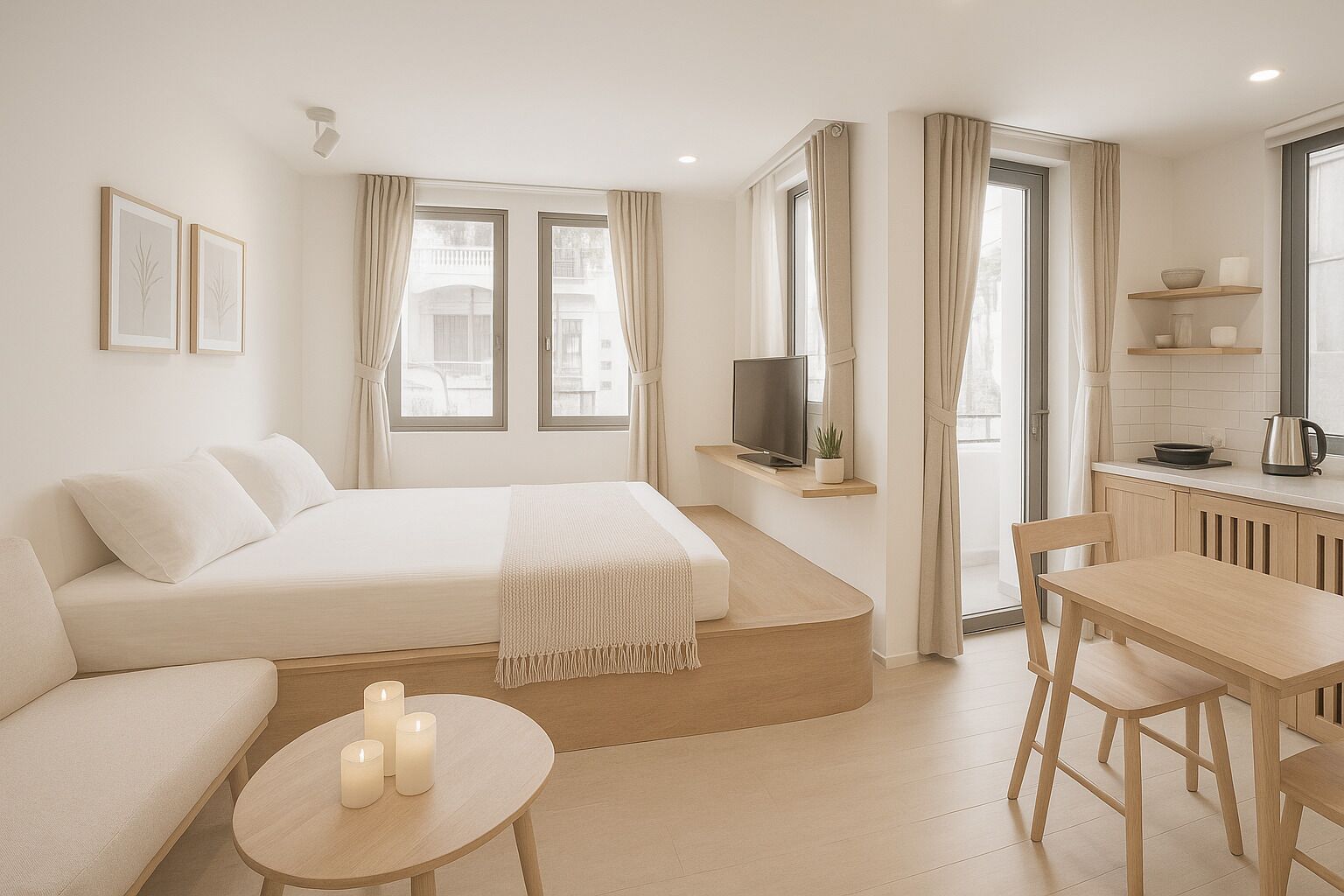 Free minibar, individually decorated, individually furnished, desk