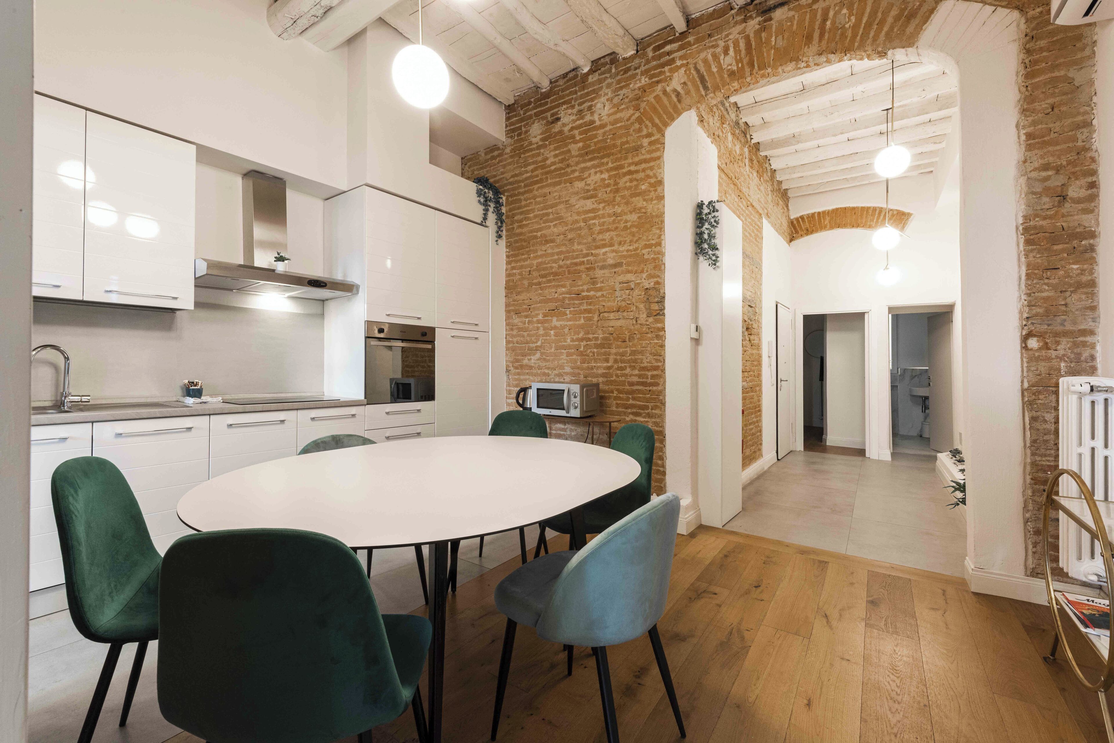 Appartement Confort, vue sur la ville | Cuisine privée