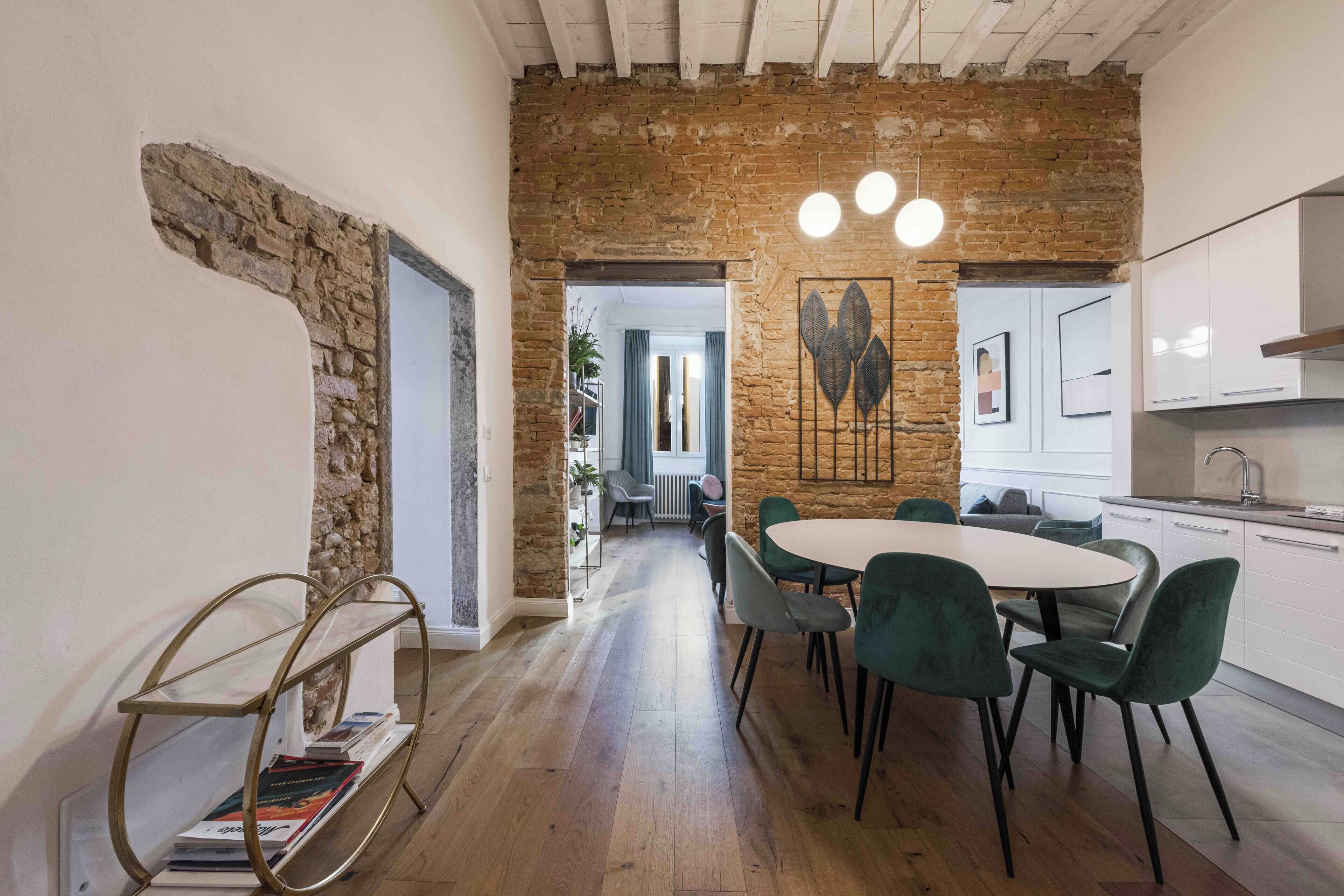 Comfort-Apartment, Stadtblick | Eigene Küche