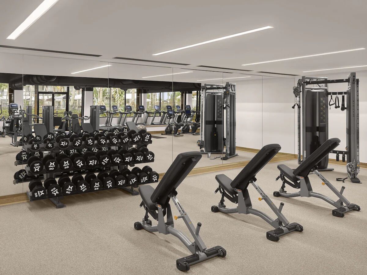 Fitnessbereich