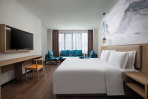 Habitación Premium doble | Escritorio, espacio para trabajar con un portátil, cortinas opacas