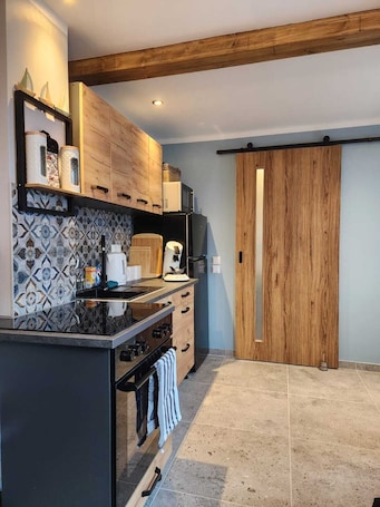 Private kitchen. Apartment Pamir