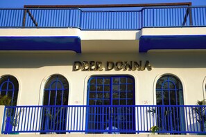 Overnatningsstedets facade