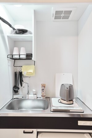 Chambre Double ou avec lits jumeaux | Cuisine privée