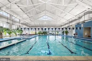 Indoor pool, a heated pool