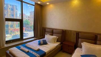 Junior Double or Twin Room, City View | Hypo-allergenic bedding, in-room safe, free WiFi