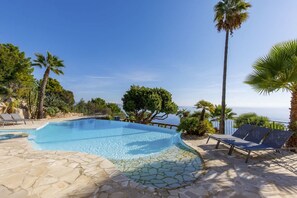 Villa | Pool | Outdoor pool - Magnificent Villa With sea View for a Group (Theoule-sur-Mer)