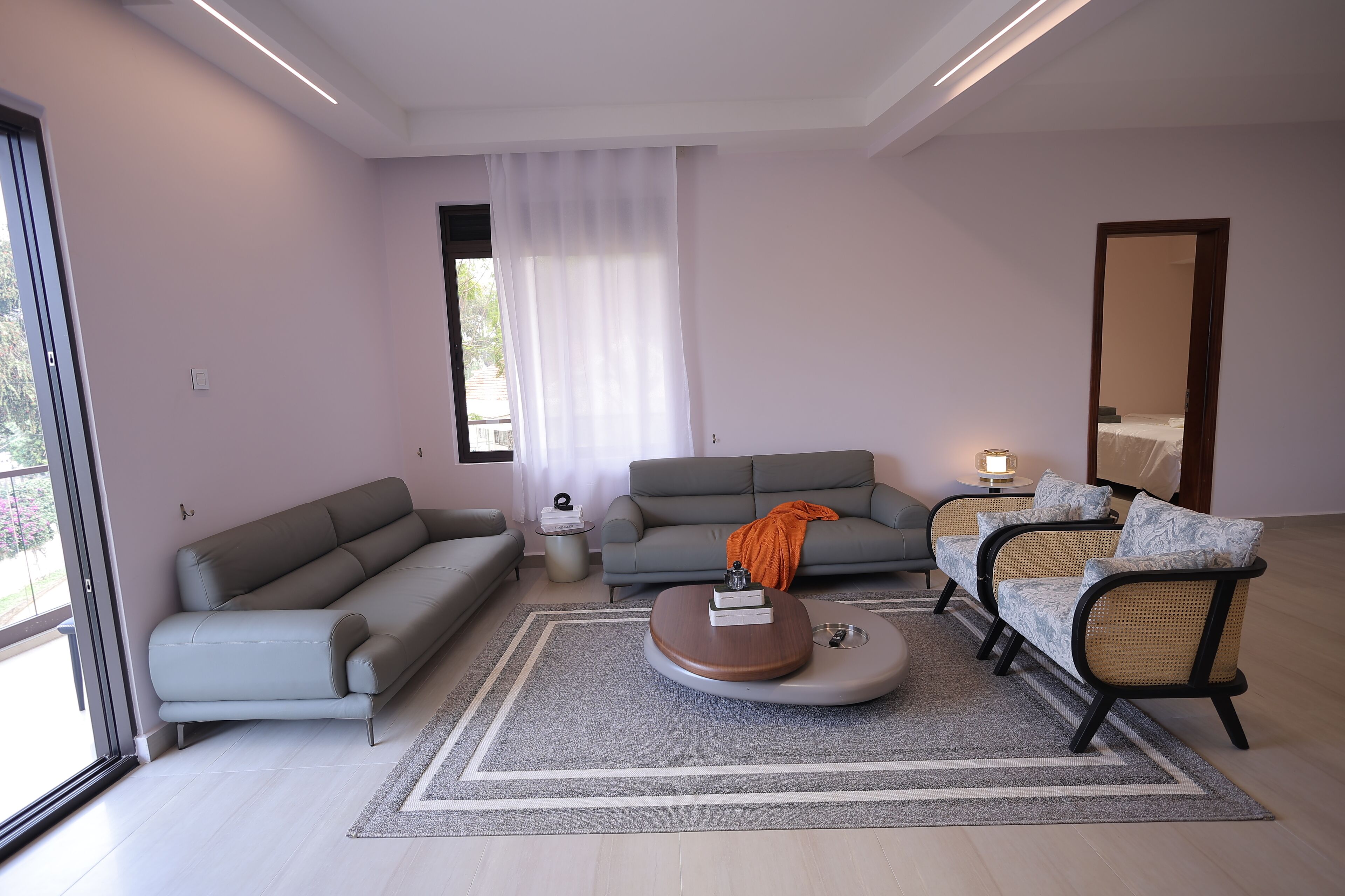 Apartment, 2 Bedrooms, Balcony | Living area