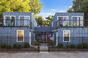 Exterior - 1BR NULU Container | Private Deck & Top Floor View (Louisville)