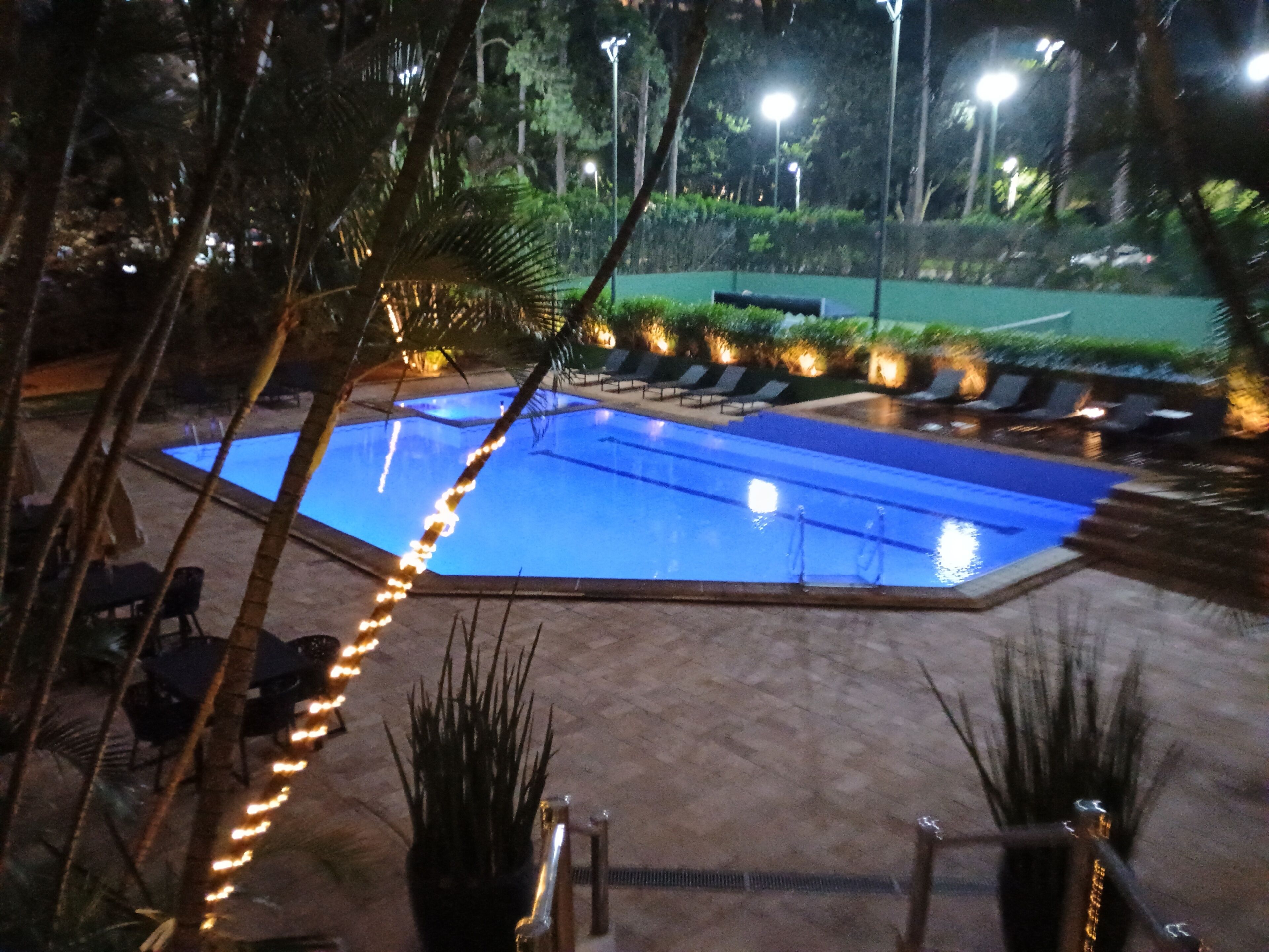 Indoor pool, a heated pool